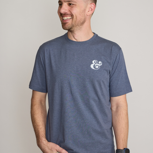 Peter Millar Ampersand T-Shirt - Navy