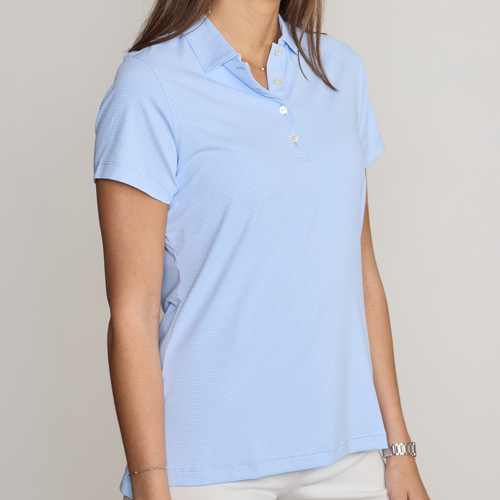 Peter Millar Women's Jubilee Polo - Cottage Blue