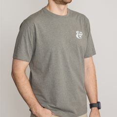 Peter Millar Ampersand T-Shirt - Iron Gray