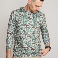Burlebo Performance Hoodie - Retro Duck Camo