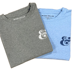 Peter Millar Ampersand T-Shirt - Cottage Blue