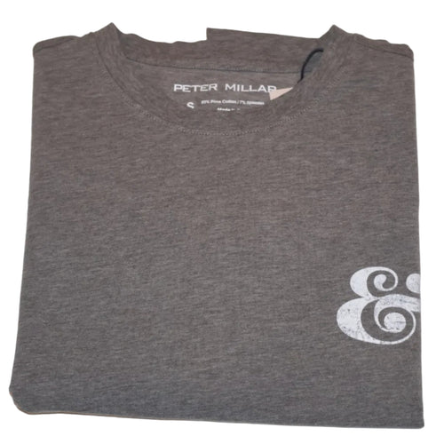 Peter Millar Ampersand T-Shirt - Iron Gray