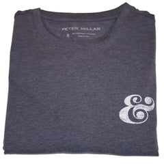 Peter Millar Ampersand T-Shirt - Navy
