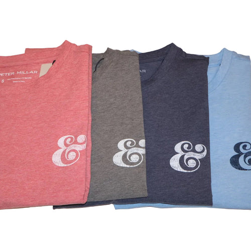Peter Millar Ampersand T-Shirt - Cape Red
