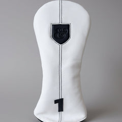 Medallion Head Cover - Driver - White