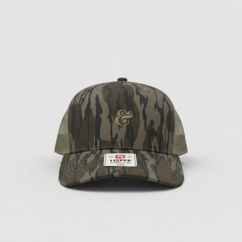 Richardson 112PFP Printed Five Panel Trucker - Mossy Oak