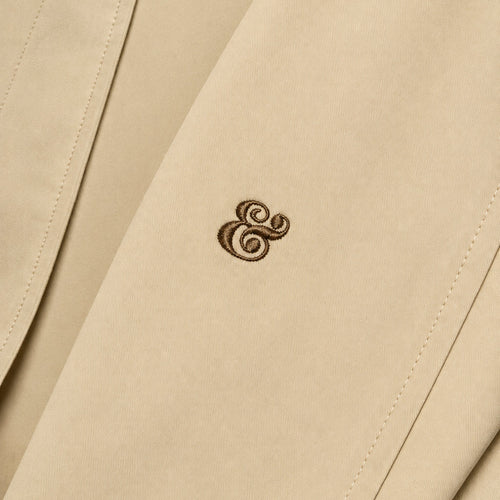 Tuckernuck Khaki Drew Short Trench Coat