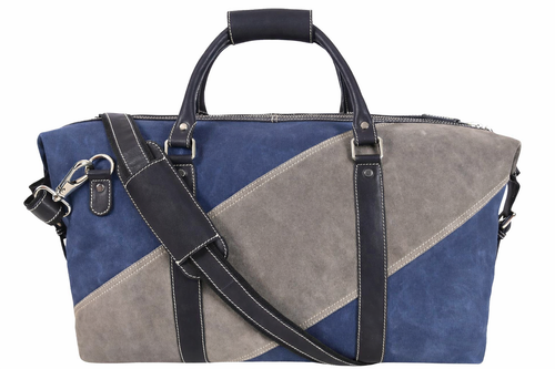 Wadsworth Canvas and Suede Duffle Bag