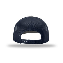 Richardson 112 Trucker Hat Split Color - Heather Gray/Navy