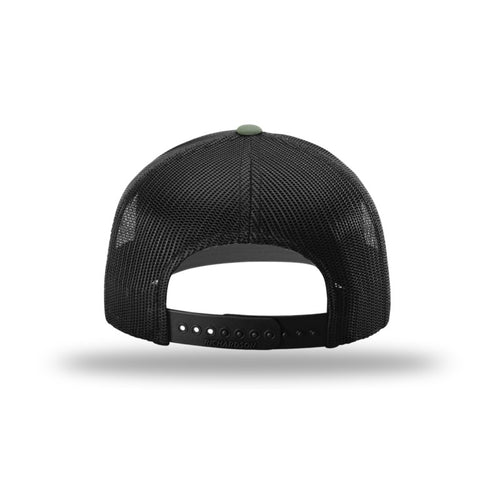 Richardson 112 Hat Tri-Color -Cream/Black/Loden