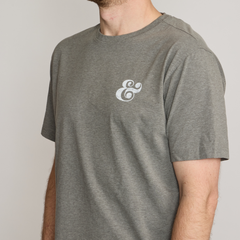 Peter Millar Ampersand T-Shirt - Iron Gray