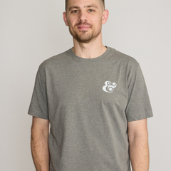 Peter Millar Ampersand T-Shirt - Iron Gray