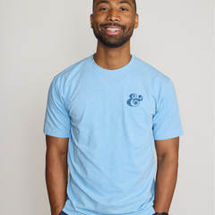 Peter Millar Ampersand T-Shirt - Cottage Blue