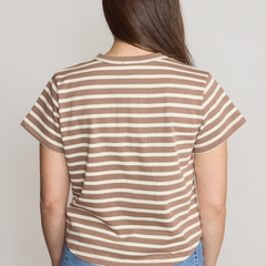 Tuckernuck Parker Striped Classic Tee - Mocha