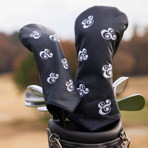 Dancing Head Cover - Fairway- Navy & White