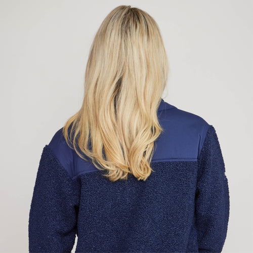 Peter Millar Tilly Oversized Bonded Sherpa Popover