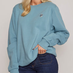 Red Jacket Pipeline Crew Neck Sweatshirt - Smoke Blue