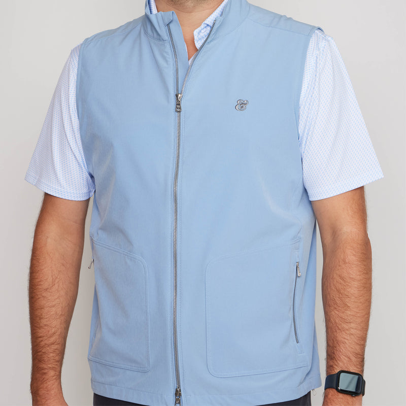 PM Crown Crafted Contour Vest - Blue