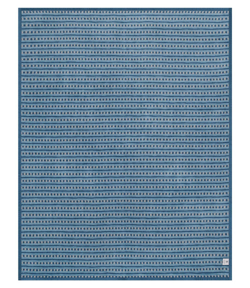 Chappy Wrap -Beach Pebble Cornflower Blanket