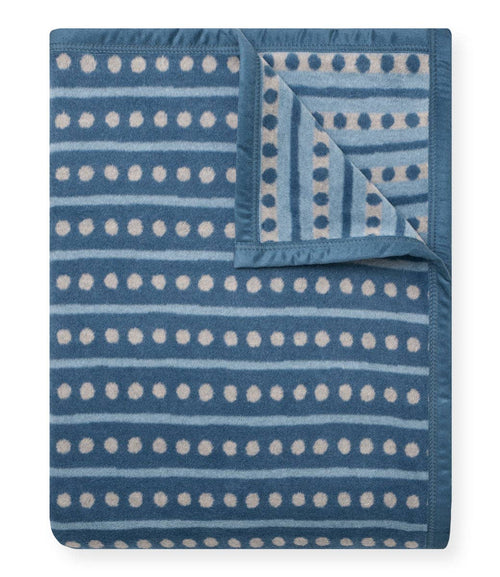 Chappy Wrap -Beach Pebble Cornflower Blanket