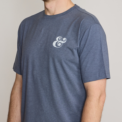 Peter Millar Ampersand T-Shirt - Navy