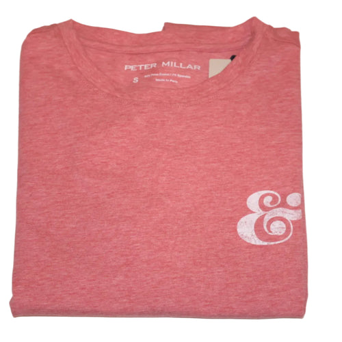 Peter Millar Ampersand T-Shirt - Cape Red