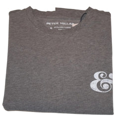 Peter Millar Ampersand T-Shirt - Iron Gray