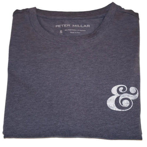 Peter Millar Ampersand T-Shirt - Navy