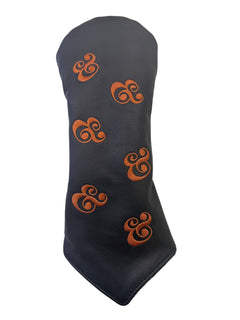 Dancing Head Cover - Fairway- Navy & Orange