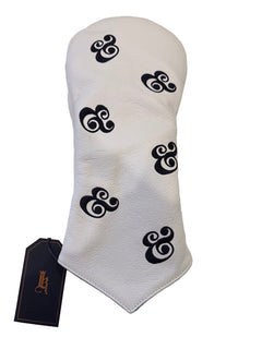 Dancing Head Cover - Driver - White & Navy
