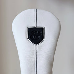 Medallion Head Cover - Driver - White