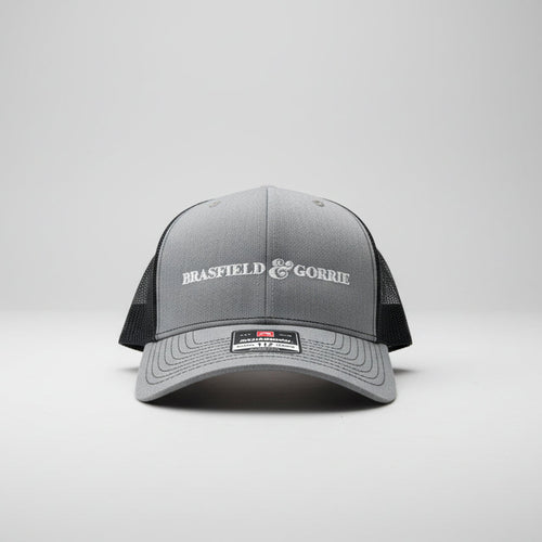 Richardson 112 Trucker Hat Split Color - Heather Gray/Navy