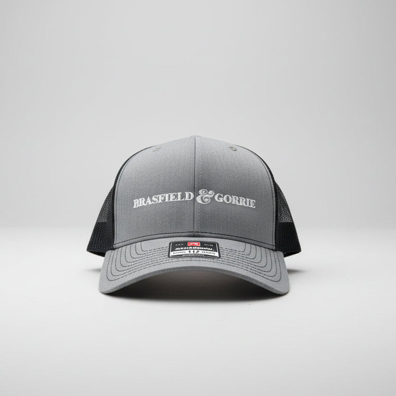 Richardson 112 Trucker Hat Split Color - Heather Gray/Navy
