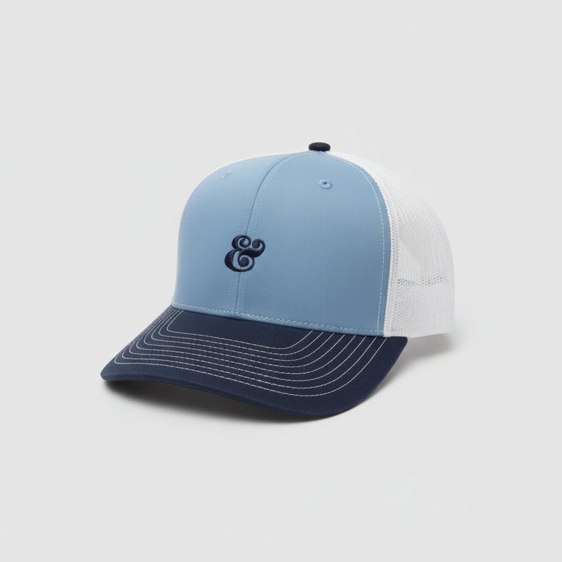 Richardson 112 Hat Tri-Color - Blue/White/Navy