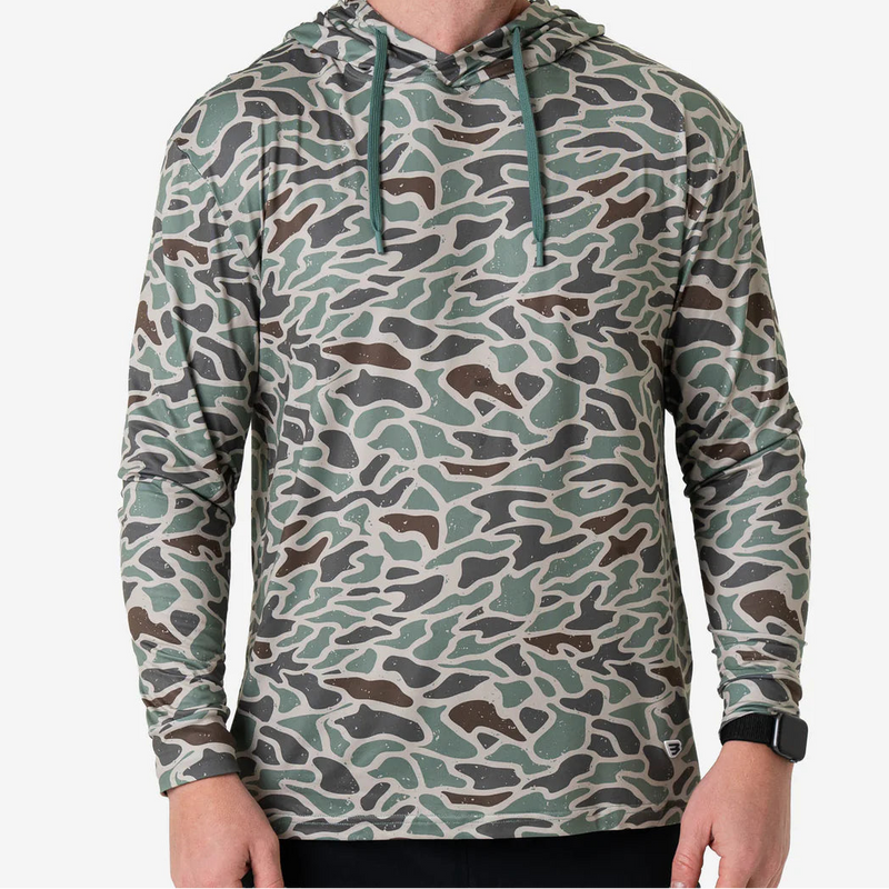 Burlebo Performance Hoodie - Retro Duck Camo