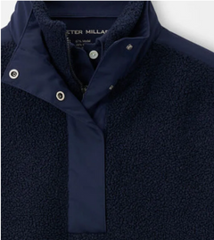 Peter Millar Tilly Oversized Bonded Sherpa Popover